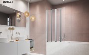 OUTLET Parawan nawannowy RADAWAY Eos PNW4 86x152 szkło przejrzyste