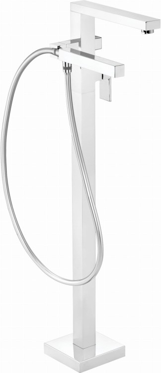 Bateria wannowa wolnostojąca z kompletem natryskowym Deante Anemon Bis BCZ017M