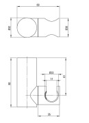 Zestaw prysznicowy złoty Arnika Deante NQAZ41K