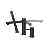 Bateria wannowa otworowa corsan cmb7542bl lugo czarna