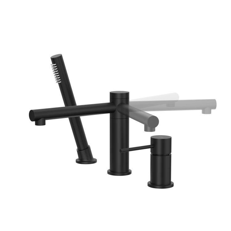 Bateria wannowa otworowa corsan cmb7542bl lugo czarna