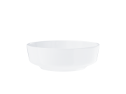 Wolnostojąca umywalka nablatowa corsan 649988 okrągła biała 41,5 x 41,5 x 13,5 cm z korkiem białym