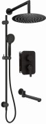 Zestaw prysznicowy podtynkowy z BOXem Arnika Deante nero