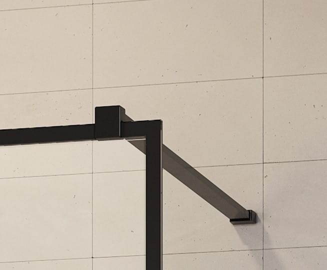 Kabina Radaway Modo New Black II Frame 160x200 szkło przejrzyste