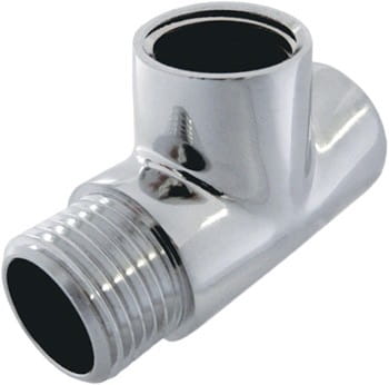 Trójnik do montażu grzałki chrom SUNERZHA