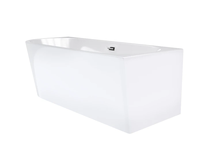 Wanna narożna corsan intero prawa 160 cm z wykończeniem chrom