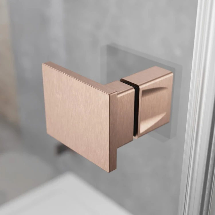 Drzwi prysznicowe Essenza Pro Brushed Copper DWJ Radaway prawe miedź