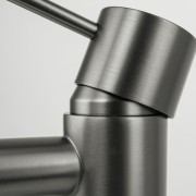 Bateria umywalkowa podtynkowa corsan cmb7515gm lugo z wylewką gunmetal