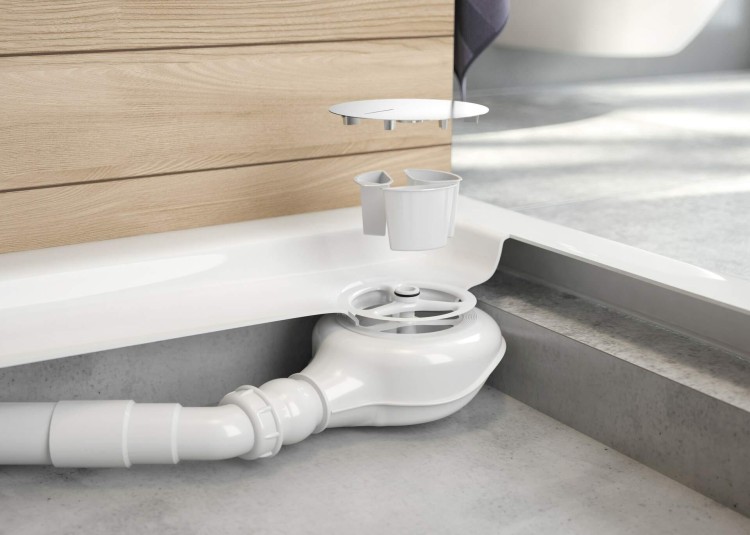 Syfon brodzikowy Easy Clean o odpływie 90 mm Deante