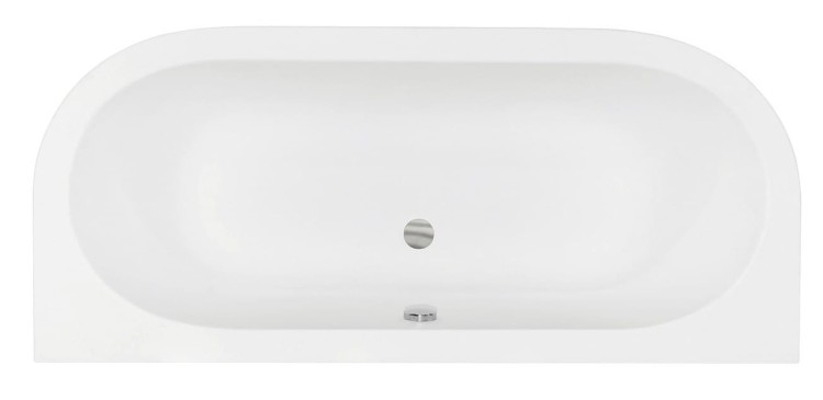 Wanna przyścienna Besco Volya 170x75 cm biała