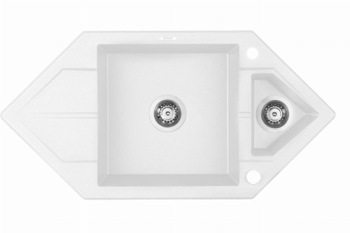 Zlewozmywak 1,5-komorowy z ociekaczem Hexon Deante