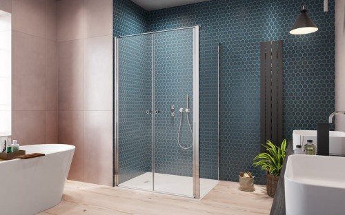 Kabina kwadratowa Radaway Eos DWD+S 80x80x197 szkło przejrzyste