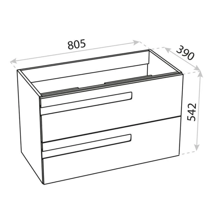 Szafka wisząca Floryda 800 Lavita
