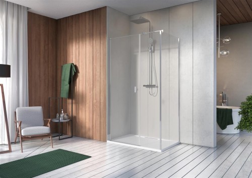 Kabina Radaway Nes KDS I 140x90x200 lewa szkło przejrzyste