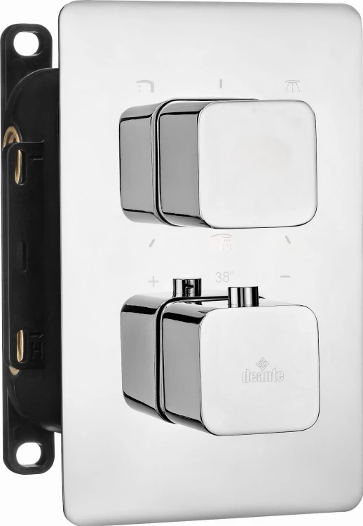 Deante Box Komplet z boxem podtynkowym termostatyczny zaokrąglony