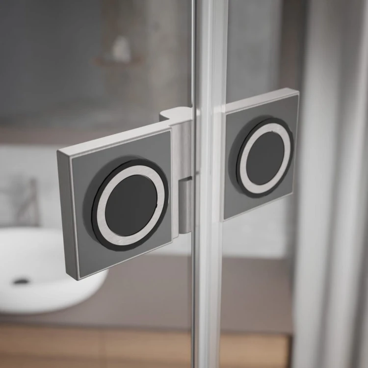 Kabina przyścienna Radaway Essenza Brushed Nickel KDJ+S prawa