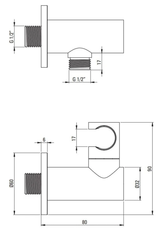 Zestaw prysznicowy podtynkowy z wylewką wannową złoty Arnika Deante