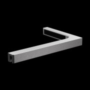 Drzwi prysznicowe Furo SL Brushed Nickel DWJ Radaway lewe nikiel