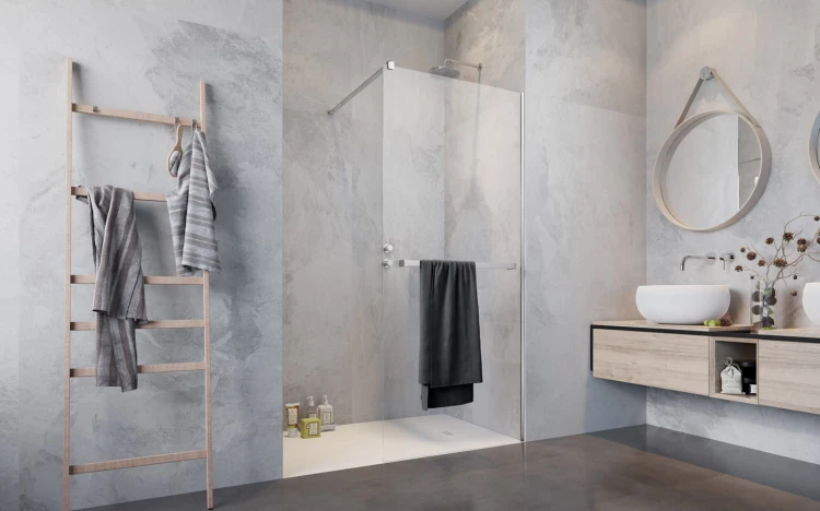 Kabina walk-in Radaway Modo New II z wieszakiem 95x200