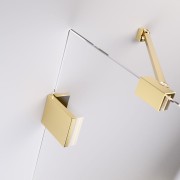 Parawan nawannowy Radaway Essenza Pro Gold PND II prawy złoty