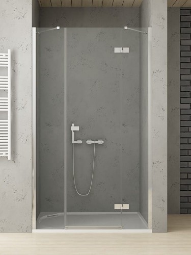 Drzwi prysznicowe New Trendy Reflexa Plus 110x200 prawe, szkło czyste