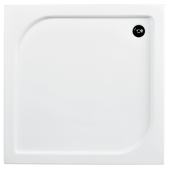 Brodzik kwadratowy biały Besco OSKAR-PMD 80x80x4