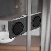 Parawan nawannowy Radaway Essenza 8 SL Black PND II prawy