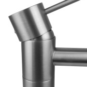 Wysoka bateria umywalkowa lugo cmb7512bsl stal szczotkowana