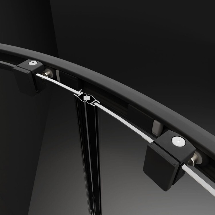 Kabina prysznicowa Radaway Premium Pro Black PDD 80x80x200 czarna