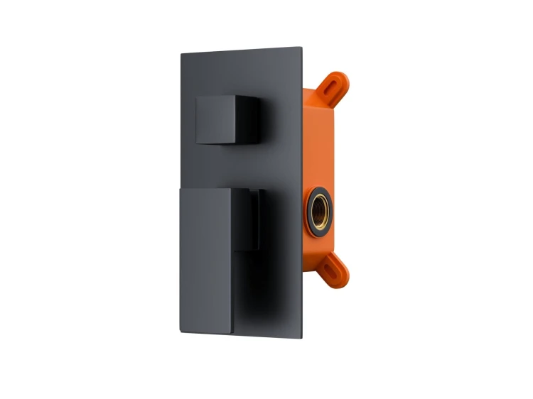 Prysznicowy zestaw podtynkowy corsan z01mbl czarny