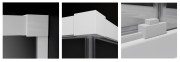 Kabina prysznicowa Radaway Idea White KDD 110x120x200,5 biała
