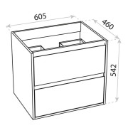 Szafka wisząca Minnesota 600 Lavita
