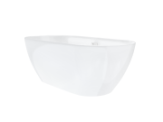 Wanna wolnostojąca corsan e041 olvena 160 cm z wykończeniem białym