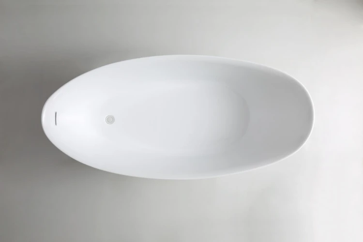 Wanna wolnostojąca avola v032xxlwh 180 cm korek klik klak biały