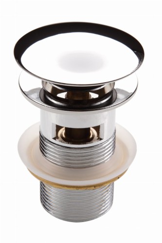 Korek Click-Clack okrągły z przelewem Deante