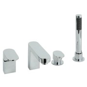 Bateria wannowa jednouchwytowa trzyotworowa bez wylewki Vado Life