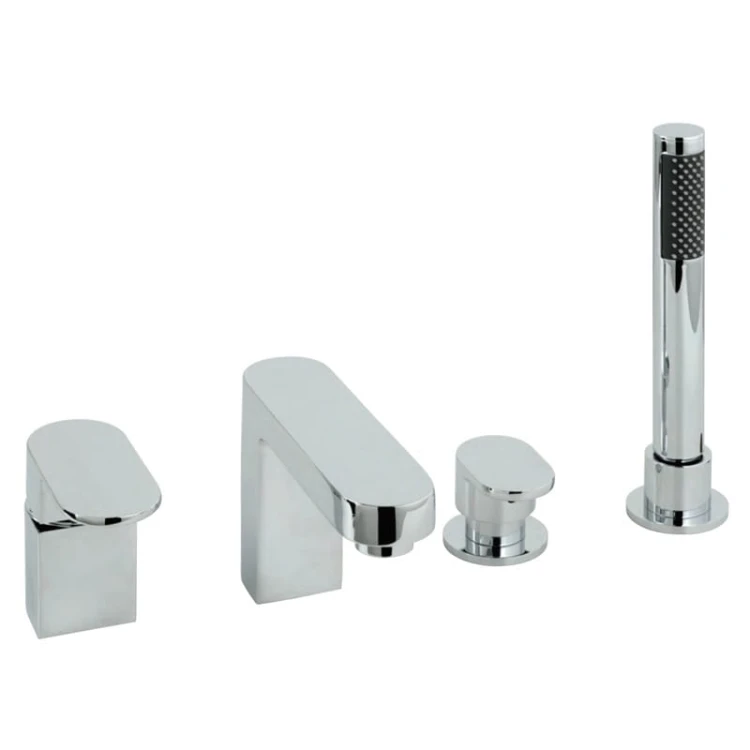 Bateria wannowa jednouchwytowa trzyotworowa bez wylewki Vado Life