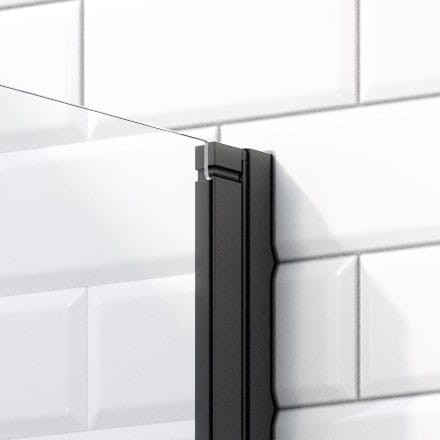 Kabina Radaway Nes 8 Black KDJ I 100x100x200 lewa przejrzysta