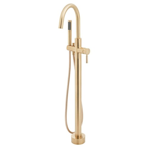 Bateria VADO ORIGINS wannowa wolnostojąca złota szczotkowana