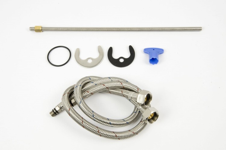 Bateria stojąca corsan cmb7521gl lugo złota z ruchomą wylewką