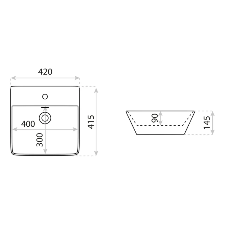 Umywalka nablatowa Cabrera Lavita