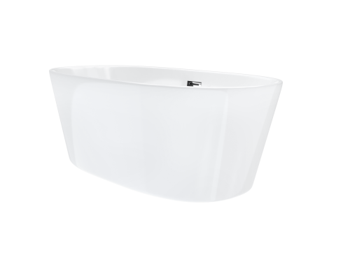 Wanna wolnostojąca corsan salina 170 x 72 cm korek klik-klak chrom