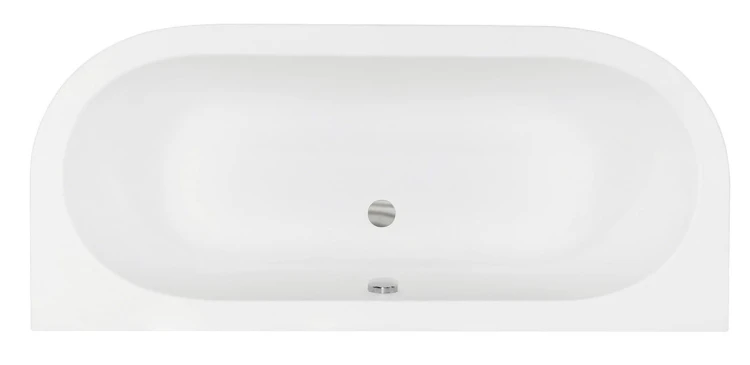 Wanna przyścienna Besco Volya 150x75 cm biała