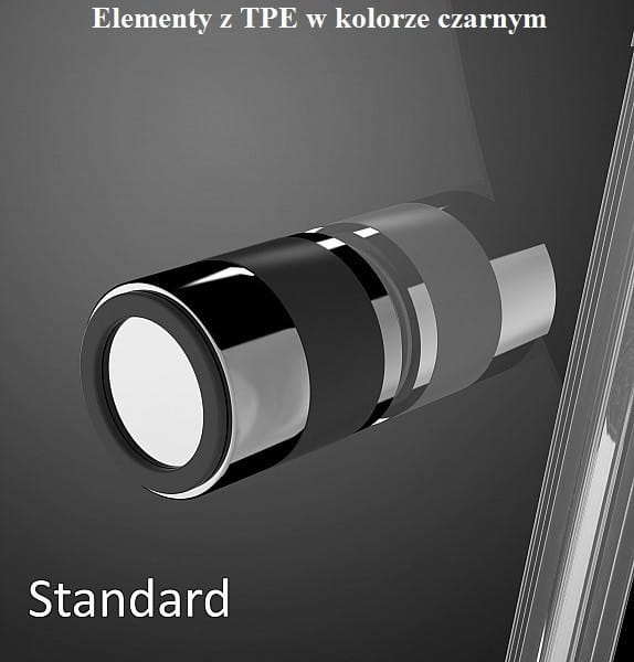 Kabina prysznicowa Radaway Essenza KDD-B 80x80x200 przejrzysta