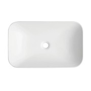 Umywalka wpuszczana w blat intero 600x370x145 mm z korkiem białym