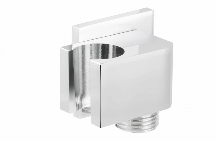 Uchwyt prysznicowy corsan cmu006ch z przyłączem do słuchawki prysznicowej chromowany