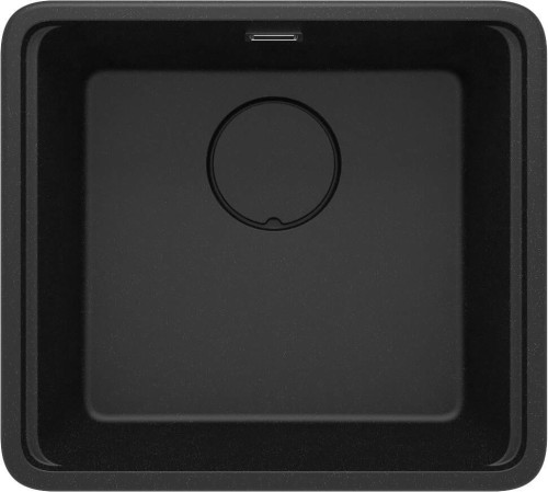 Zlewozmywak granitowy 1-komorowy grafit metalik Momi Deante