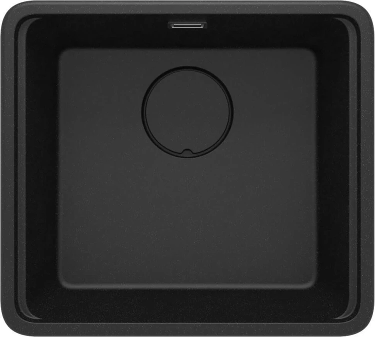 Zlewozmywak granitowy 1-komorowy grafit metalik Momi Deante