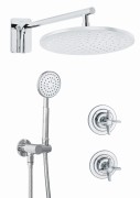 Zestaw prysznicowy podtynkowy Temisto chrom Deante