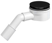 Syfon brodzikowy New Trendy 90mm czarna pokrywka